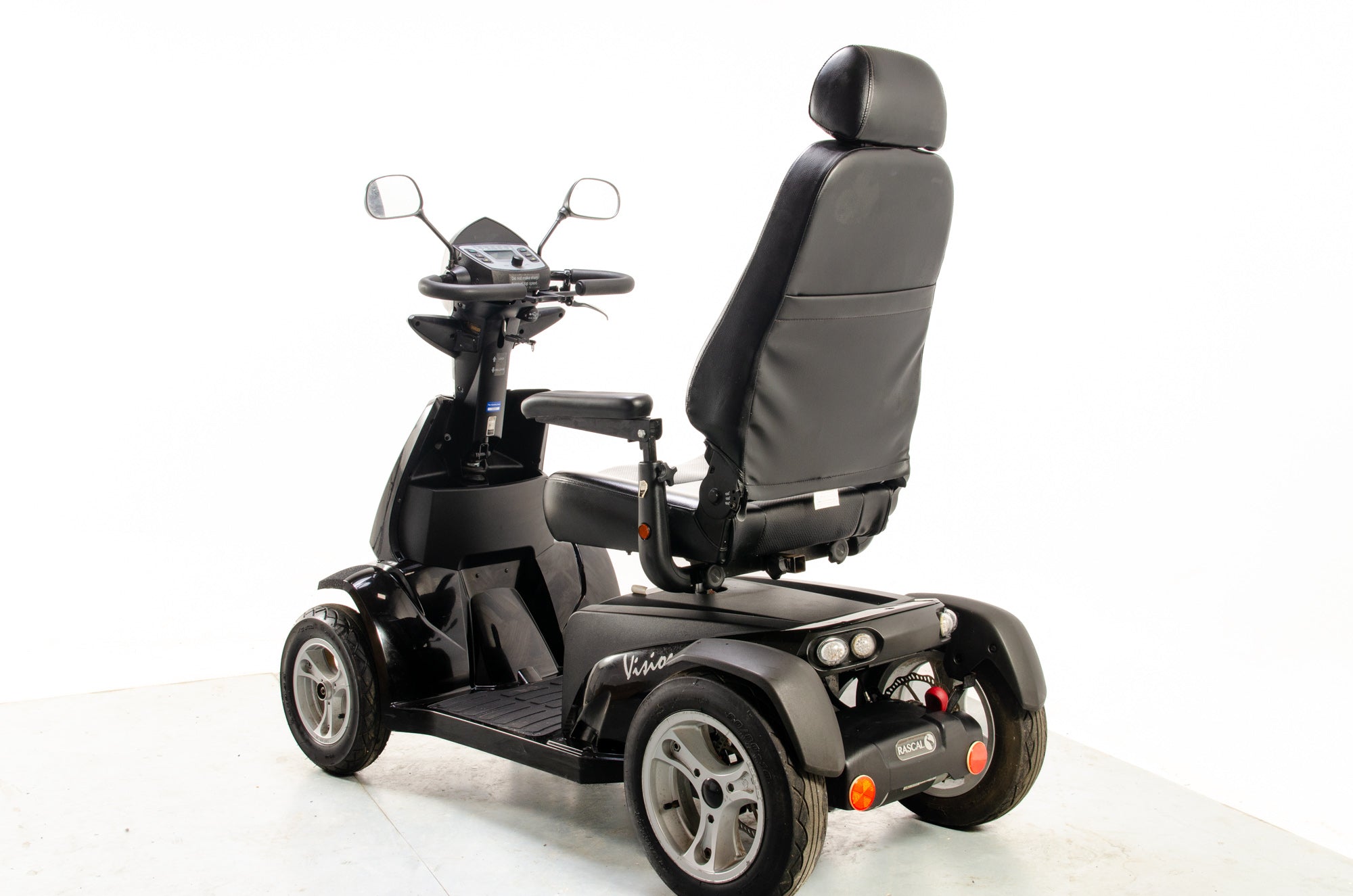 Rascal Vision Used Electric Mobility Scooter 8mph Large All-Terrain Road Legal Black 16007