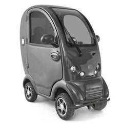 New Cabin Car Mk2 from Scooterpac Large 4 Wheel Covered Scooter Car 8mph Class 3 Road Legal in Grey