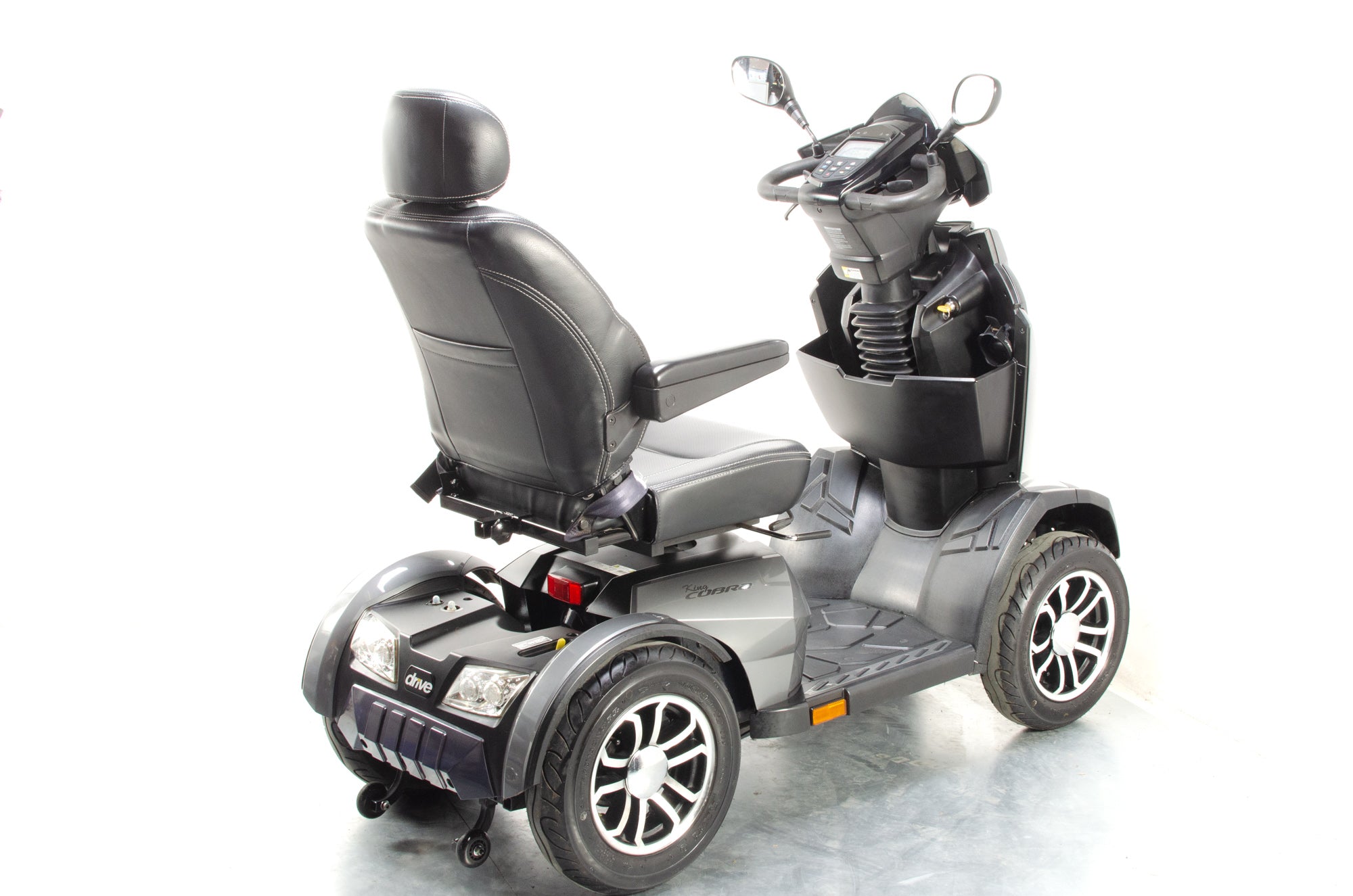 King Cobra Used Electric Mobility Scooter 8mph Drive Large All-Terrain Road Max User Weight 32st (203kg)