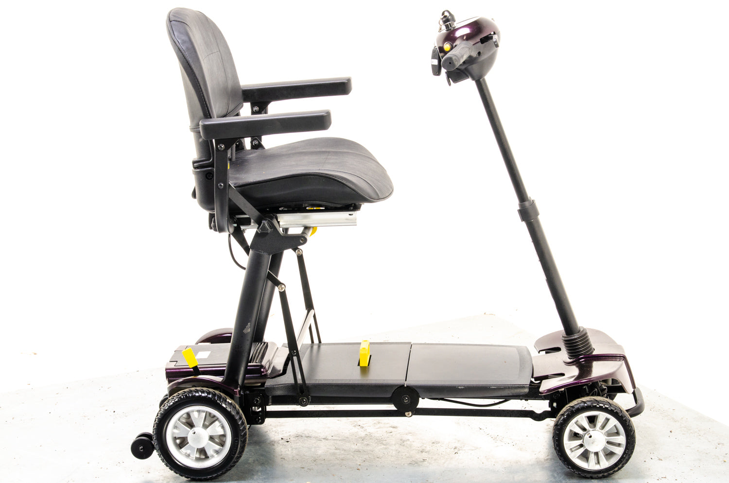 Globetrotter Used Mobility Scooter Remote Folding Lithium Lightweight eDrive Purple 13073
