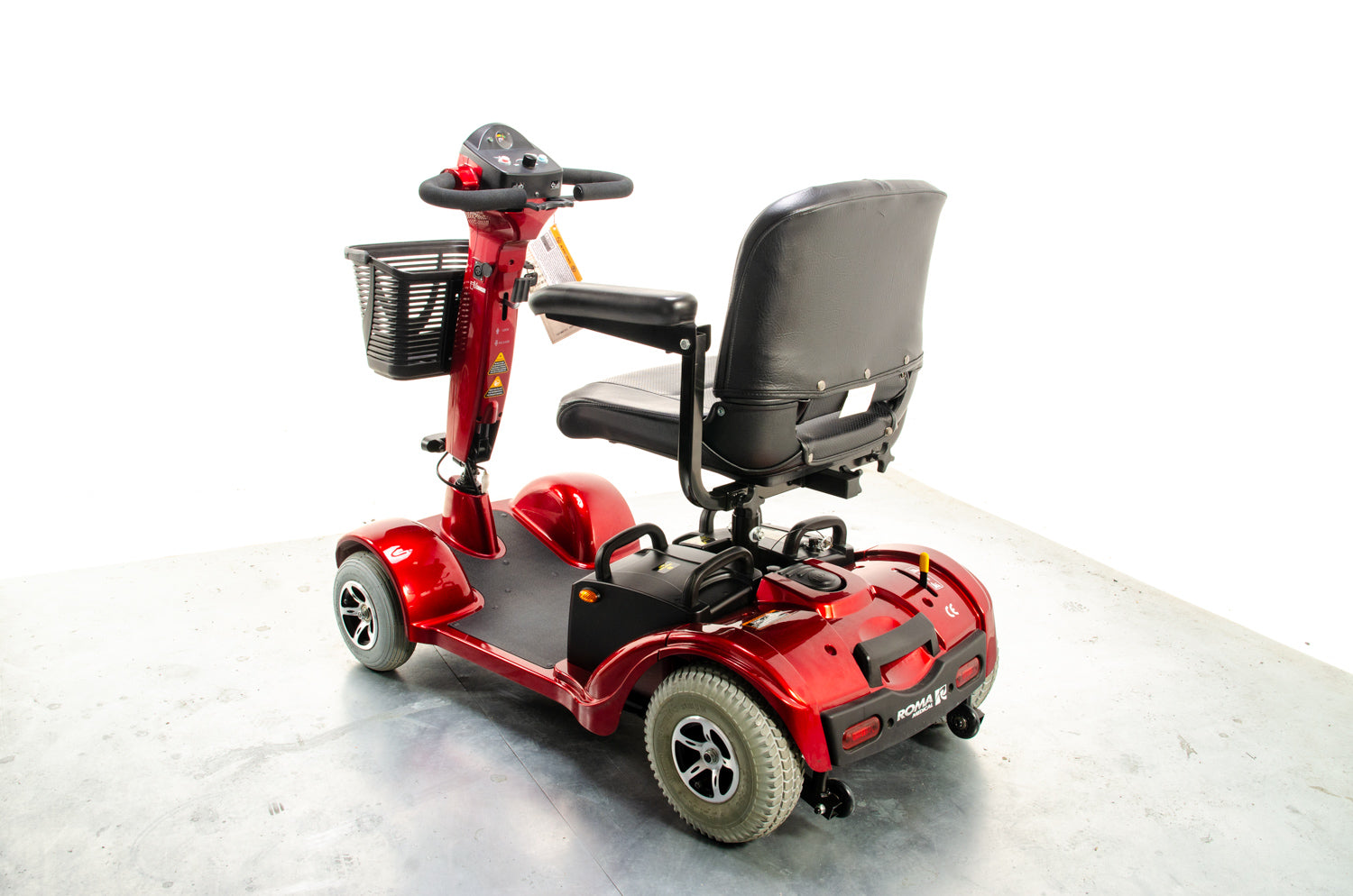New Roma Sorrento Mobility Scooter Transportable Boot Travel Red