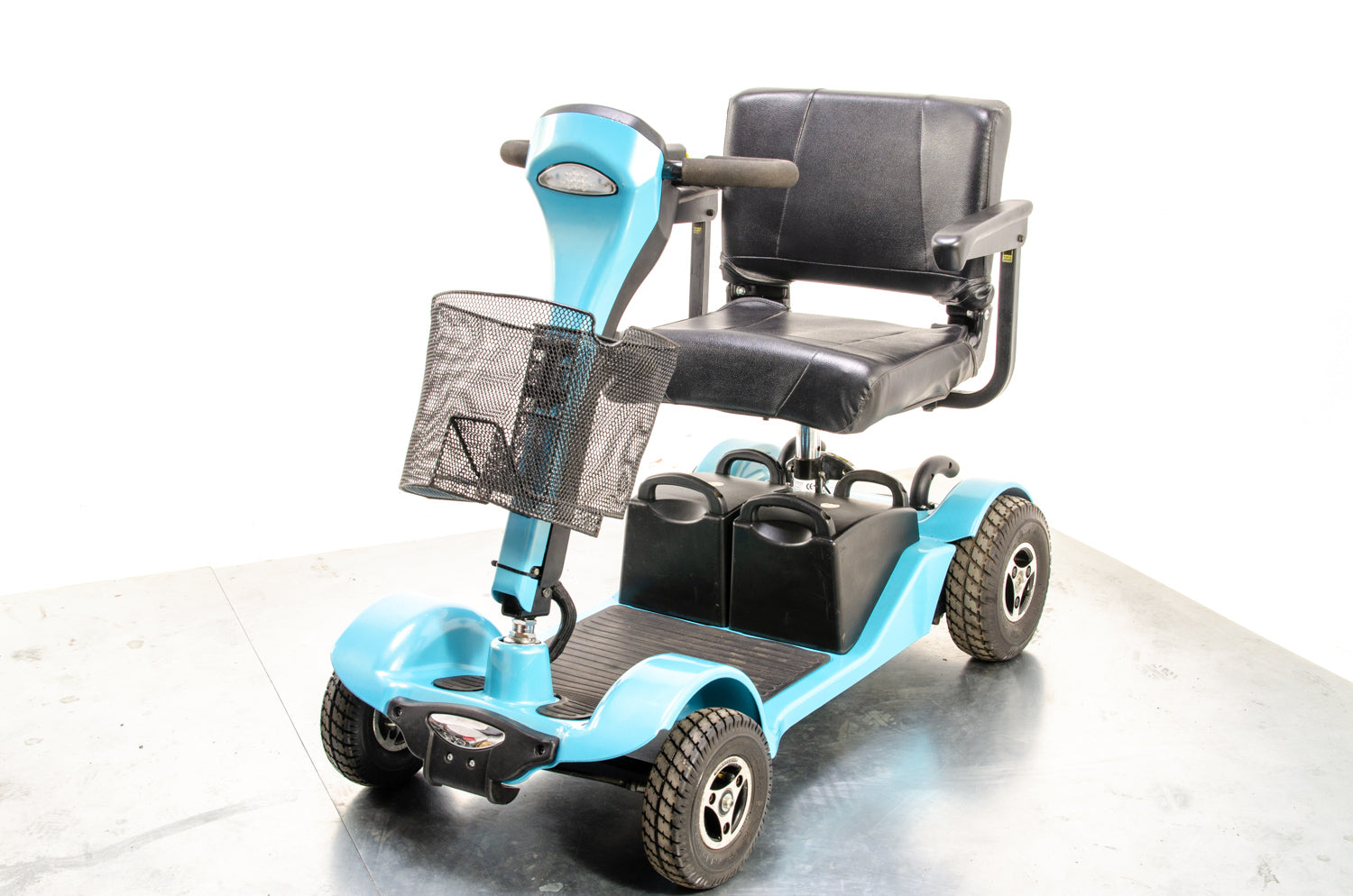 Sterling Sapphire 2 Mobility Scooter Midsize Transportable Pneumatic Tyres Folding Boot Pearl Blue 13642