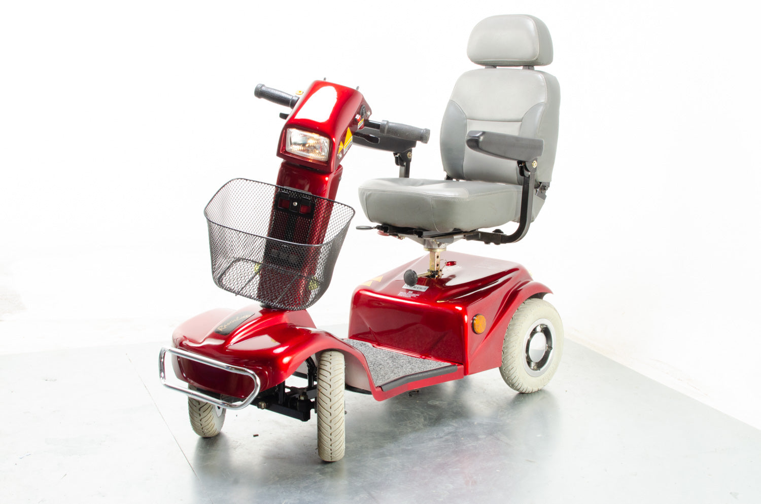 2014 Rascal 388XL 6mph Mid Size Comfort Electric Mobility Scooter in Red