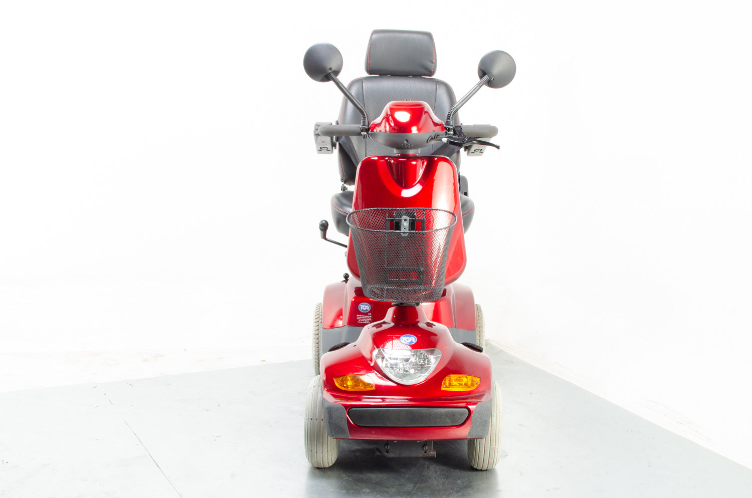 2014 TGA Sonet 6mph Mid Size Mobility Scooter in Red