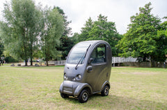 2017 Scooterpac Cabin Car MK2 8mph Class 3 Covered Mobility Scooter Grey Road Legal