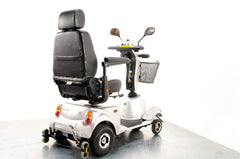 AVC Quingo Plus 8mph Used Mobility Scooter 5 Wheels Road Pavement Turning Circle Silver