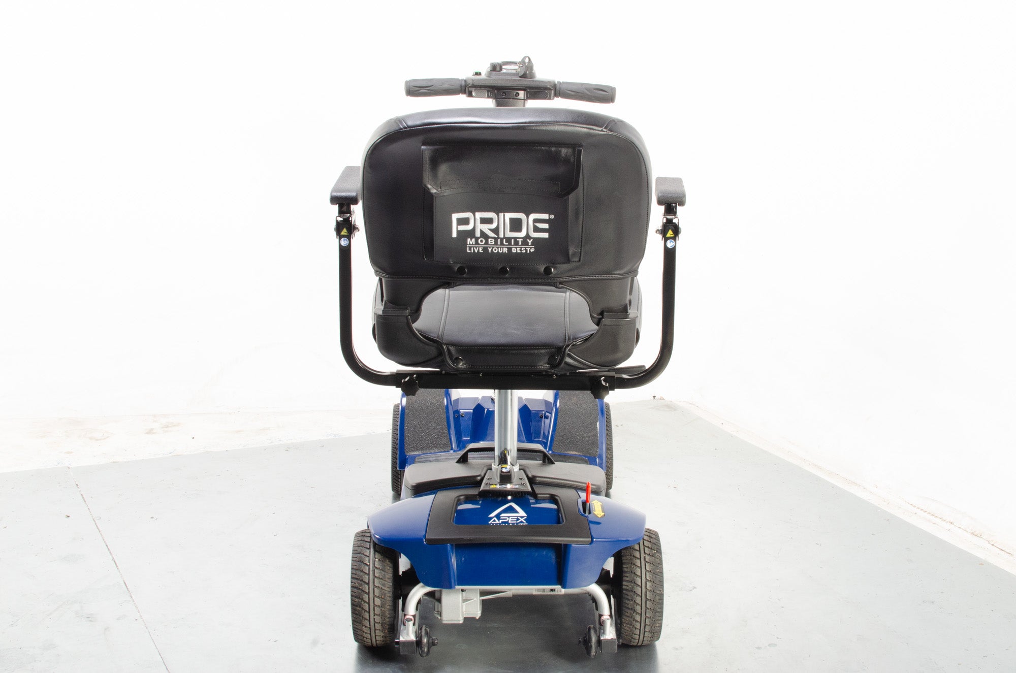2020 Pride Apex Alumalite 4mph Electric Mobility Boot Scooter Aluminium Lithium Battery Blue