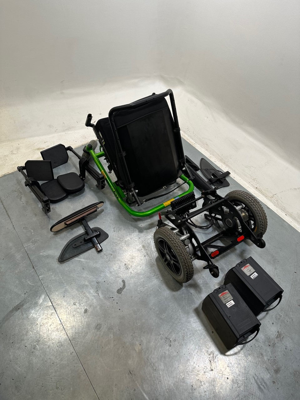 Ottobock A200 Powerchair Electric Wheelchair RWD Green All-Terrain