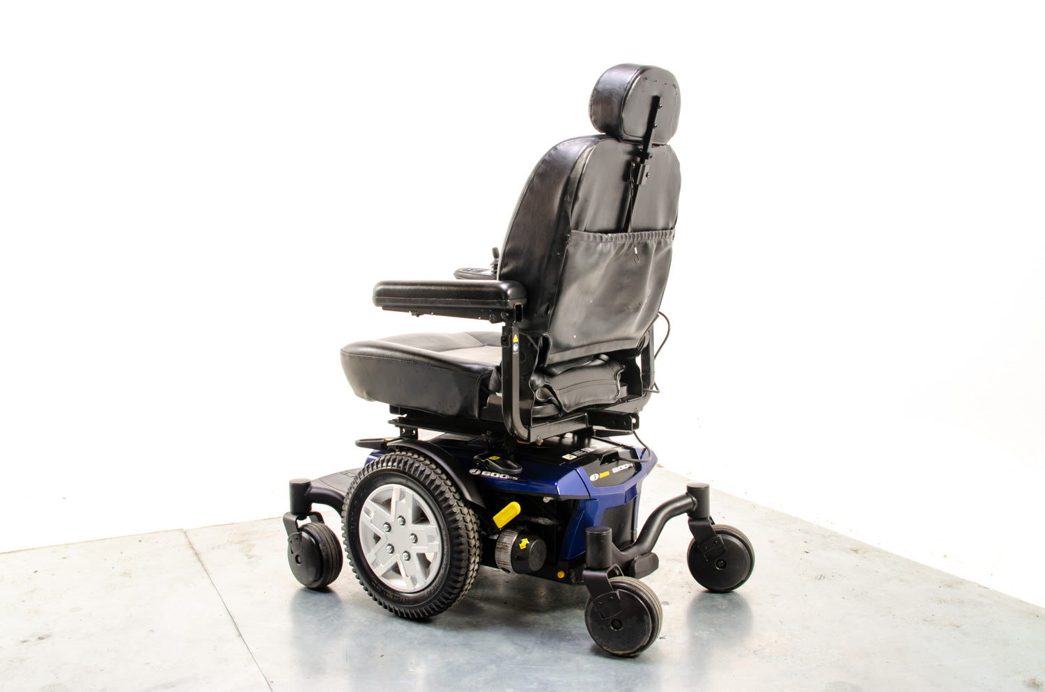 Pride Jazzy J600ES Used Electric Wheelchair Powerchair Indoor Outdoor Suspension Blue 13910