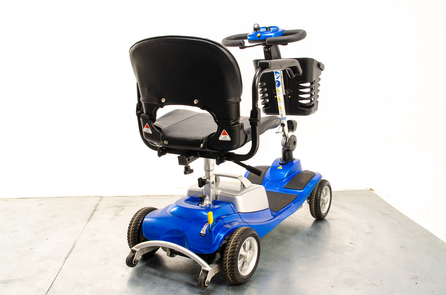Illusion Ultra Lightweight Aluminium Mobility Boot Scooter in Blue 4mph with Suspension 2022