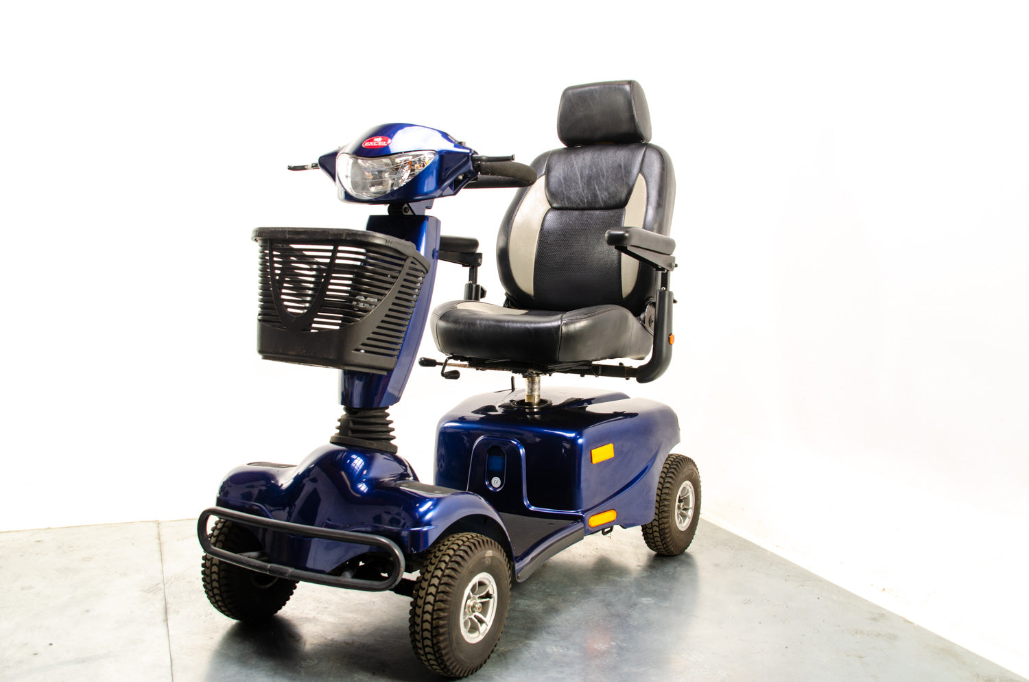 2012 Van Os Excite 4 8mph Large Size Mobility Scooter In Blue