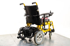 Kymco Vivio Electric Wheelchair Powerchair Used Transportable Folding Lightweight Yellow