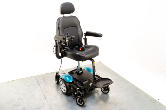 Rascal P327 mini Powerchair Electric Mobility Wheelchair Teal 4mph MWD indoor 03671 1500