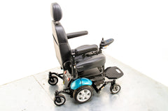 Rascal P327 mini Powerchair Electric Mobility Wheelchair Teal 4mph MWD indoor 03671