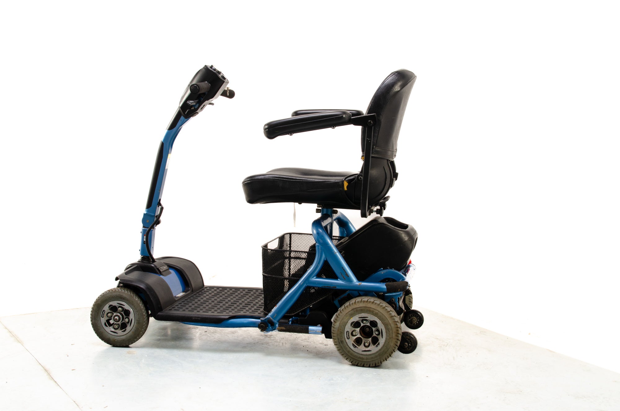 Rascal Liteway 4 Used Mobility Scooter Lightweight Compact Electric Folding Transportable Boot Blue