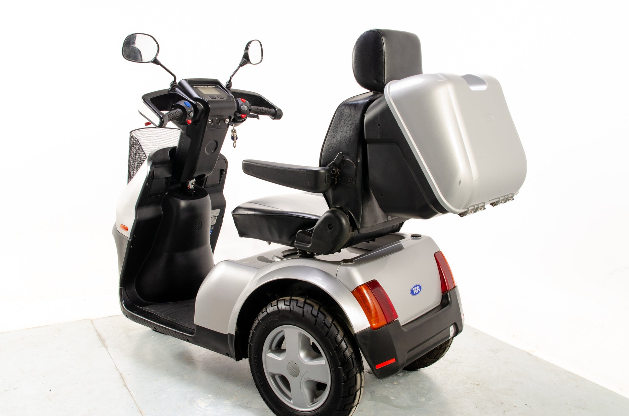 TGA Breeze S3 Large Used Electric Mobility Trike Scooter Grey 16004