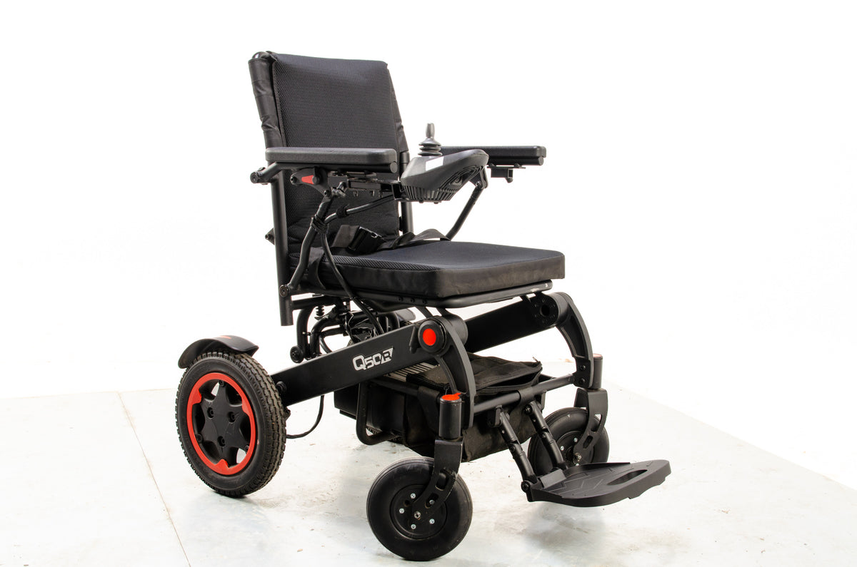 Quickie Q50R Folding Electric Wheelchair Sunrise Medical Used Powerchair Lithium Lightweight 16003