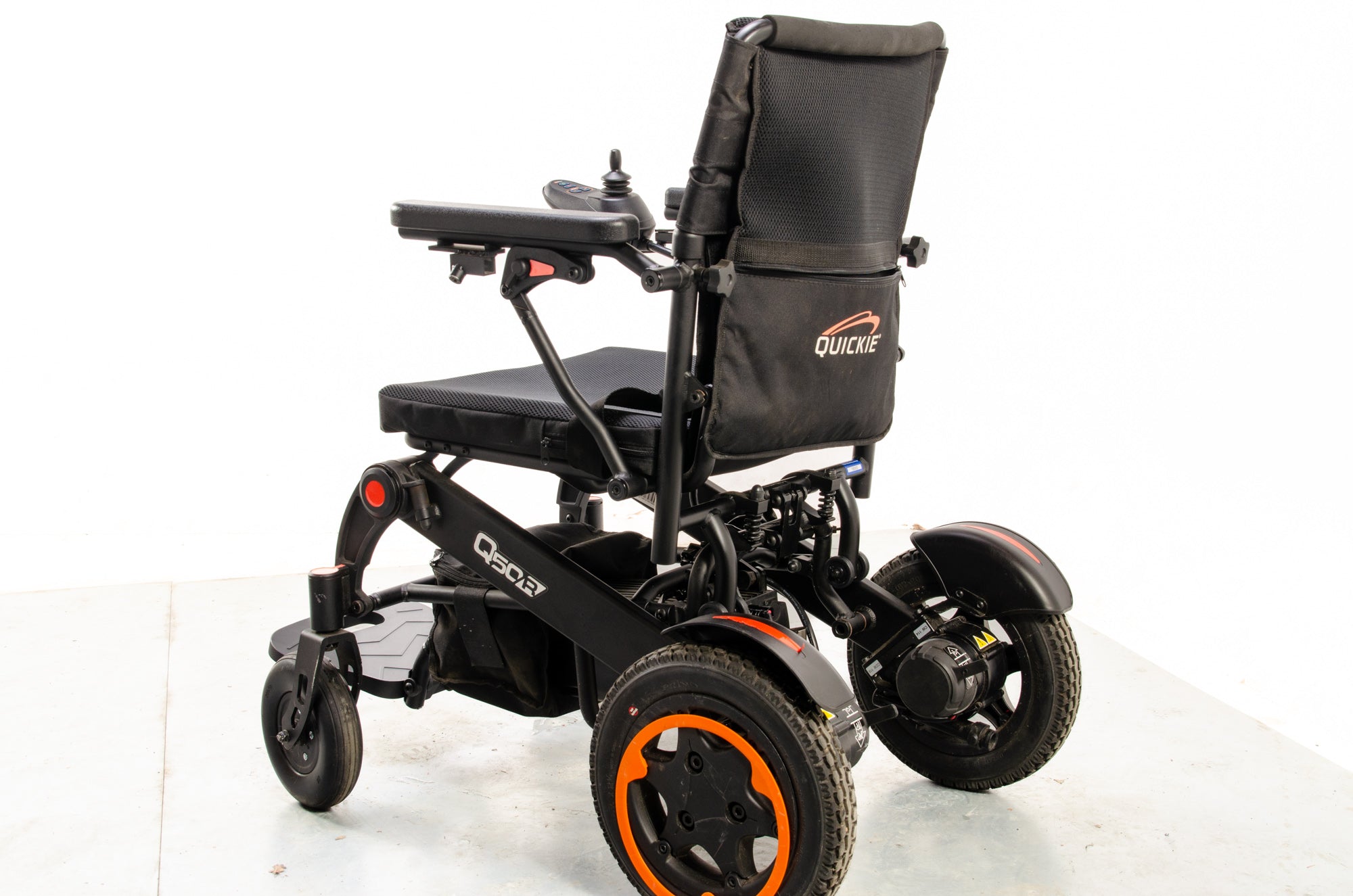 Quickie Q50R Folding Electric Wheelchair Sunrise Medical Used Powerchair Lithium Lightweight 16003