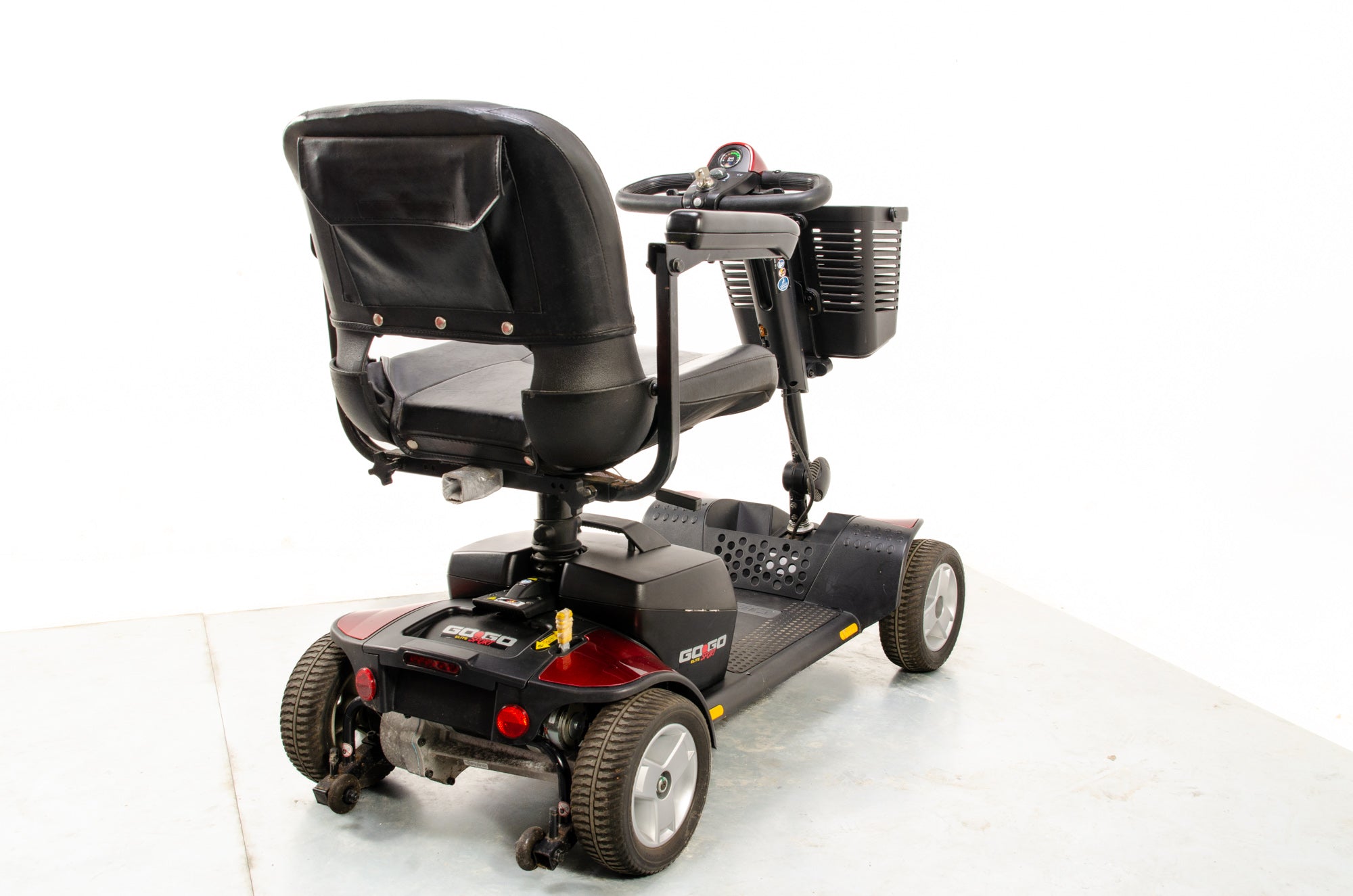 Pride GoGo Elite Sport 4mph Transportable Boot mobility Scooter in Red
