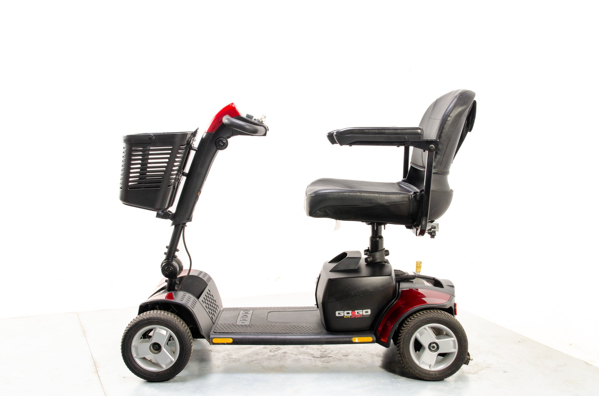 Pride GoGo Elite Sport 4mph Transportable Boot mobility Scooter in Red