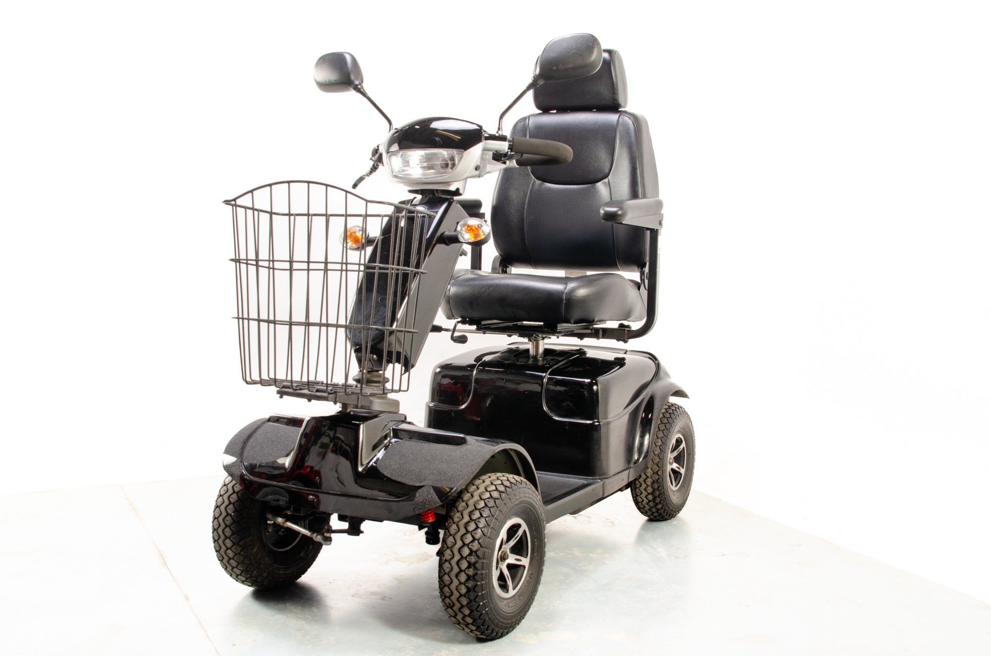 Rascal Pioneer Used Electric Mobility Scooter 8mph All-Terrain Suspension Off-Road Black 10373