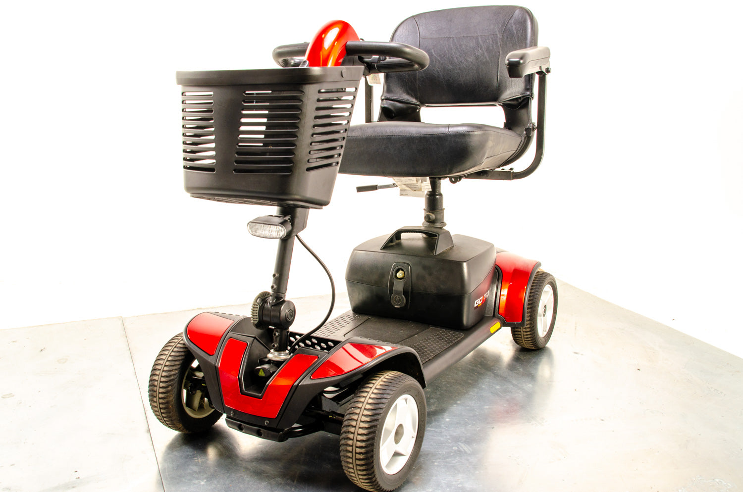 Pride Go-Go Elite Traveller Sport 4mph Mobility Boot Scooter in Red 13793