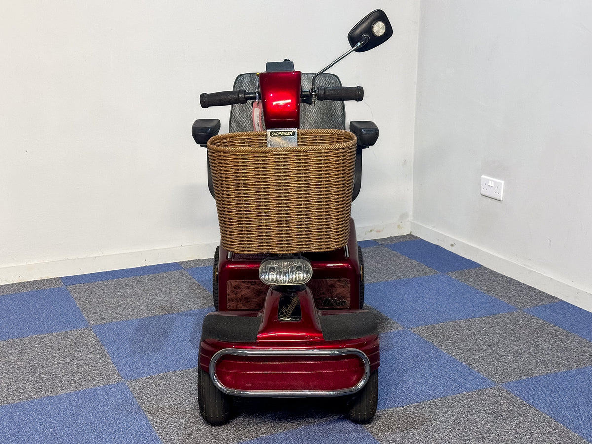 Shoprider Sovereign Used Mobility Scooter Comfy Pavement Roma Medical Red Colour