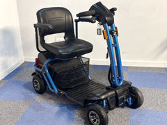 Rascal Liteway 8 8mph Mid-Size Transportable Used Electric Mobility Scooter in Blue