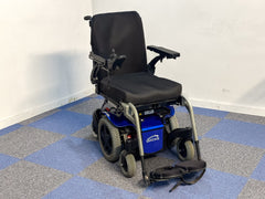 Quickie Salsa M2 6mph Used Electric Wheelchair Powerchair Power Tilt Sunrise Medical Outdoor MWD Blue