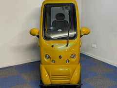 Scooterpac CabinCar MK2 8mph Covered Cabin Car Mobility Scooter Used Road Legal Yellow