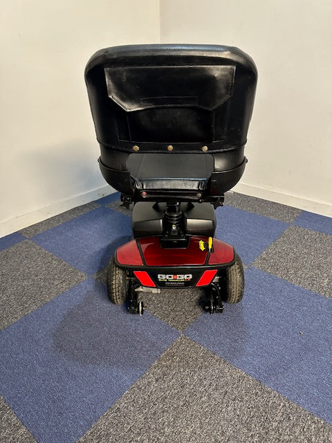 Pride Go-Go Elite Traveller Plus 4mph Mobility Boot Scooter in Red