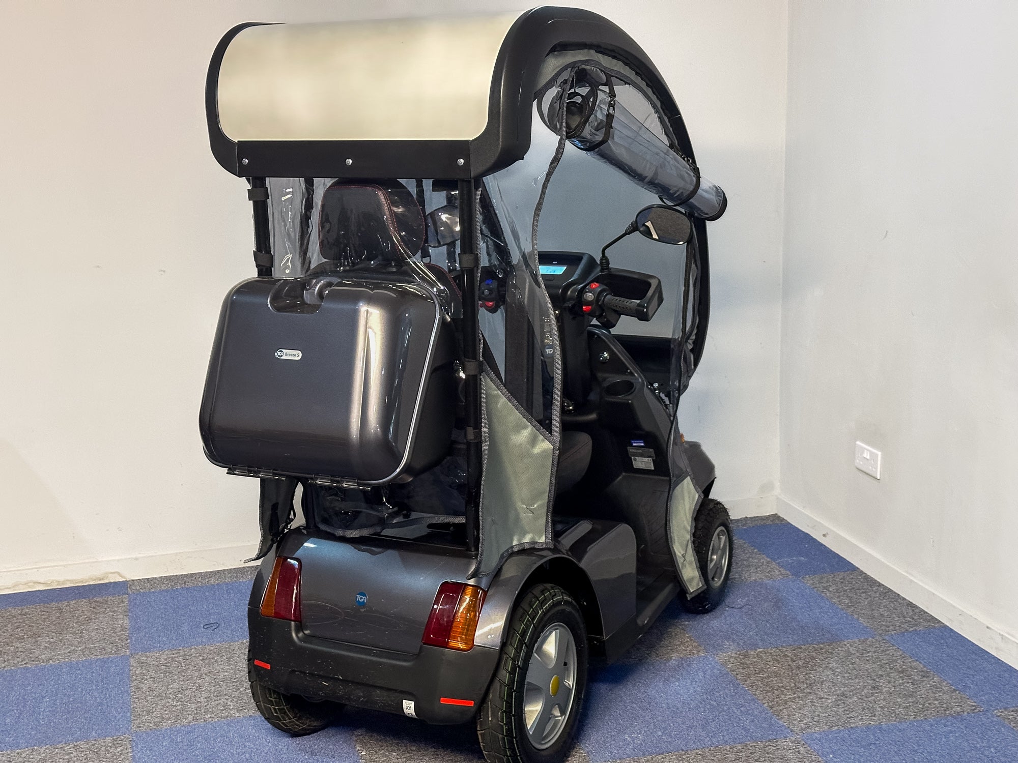 TGA Breeze S4 Mobility Scooter 8mph Large All-Terrain Road Legal All Weather Canopy