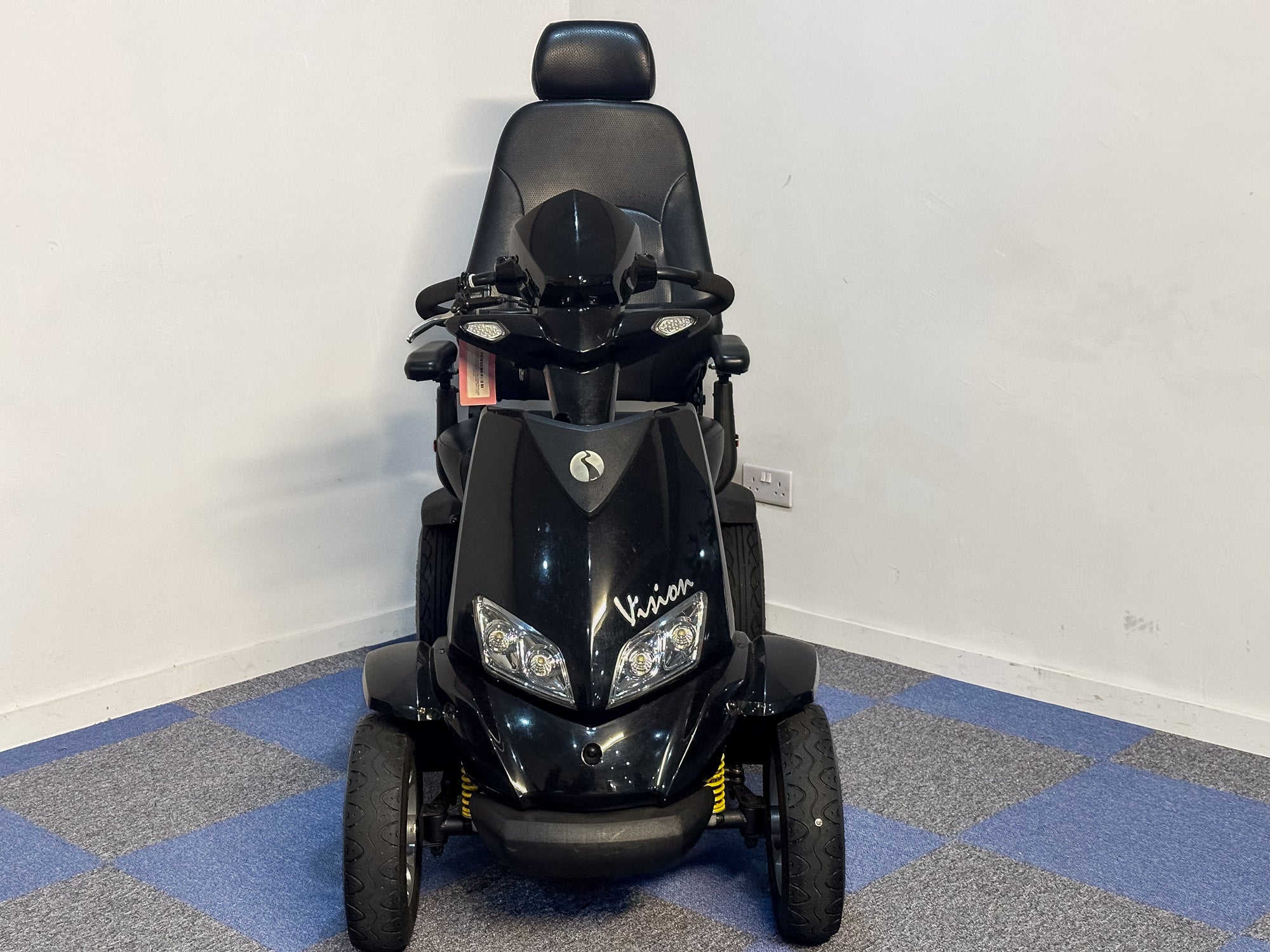 Rascal Vision Used Electric Mobility Scooter 8mph Large All-Terrain Road Legal Black Pneumatic Tyres 13283