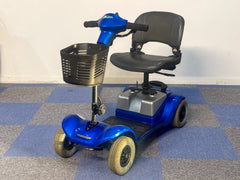 Kymco Mini LS Used Electric Mobility Scooter Small Portable Lightweight Transportable Boot Blue