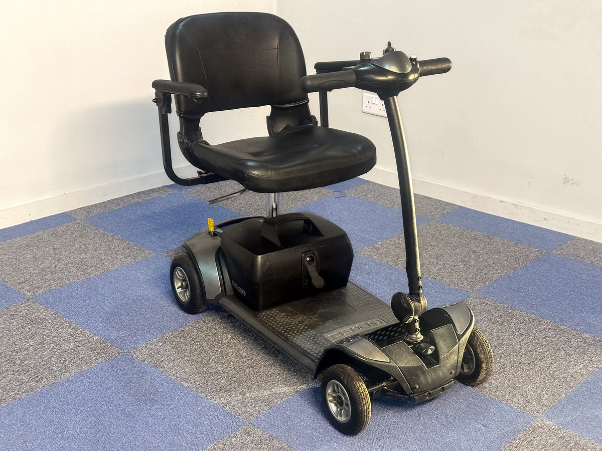 Pride GoGo Elite Traveller Used Mobility Scooter Small Transportable Boot Grey