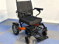 Monarch Ezi-Fold Lightweight Powerchair with Lithium Battery Bright Orange