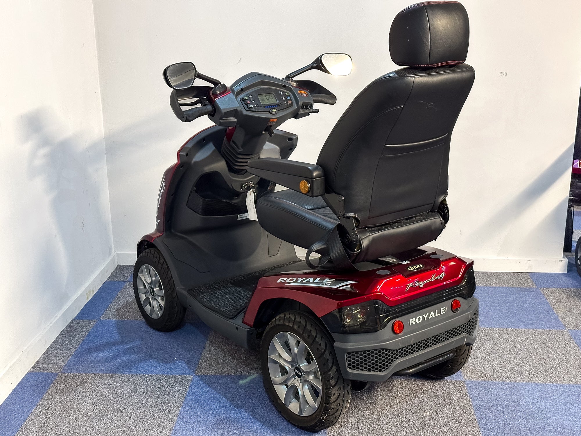 Drive Royale 4 8mph Large Luxury Class 3 Mobility Scooter Red