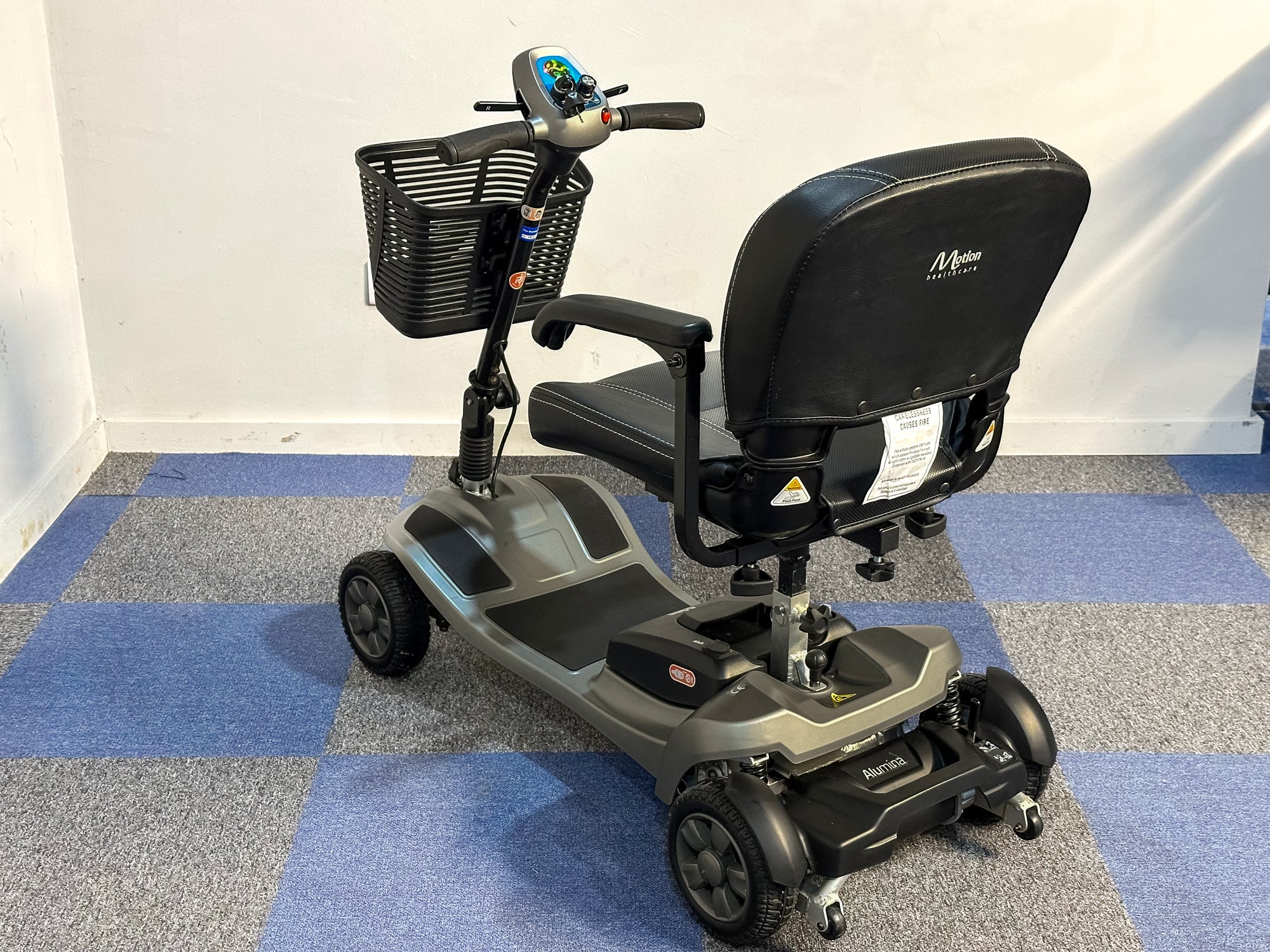 Motion Healthcare Alumina Pro Mobility Scooter Grey 40ah 30 miles