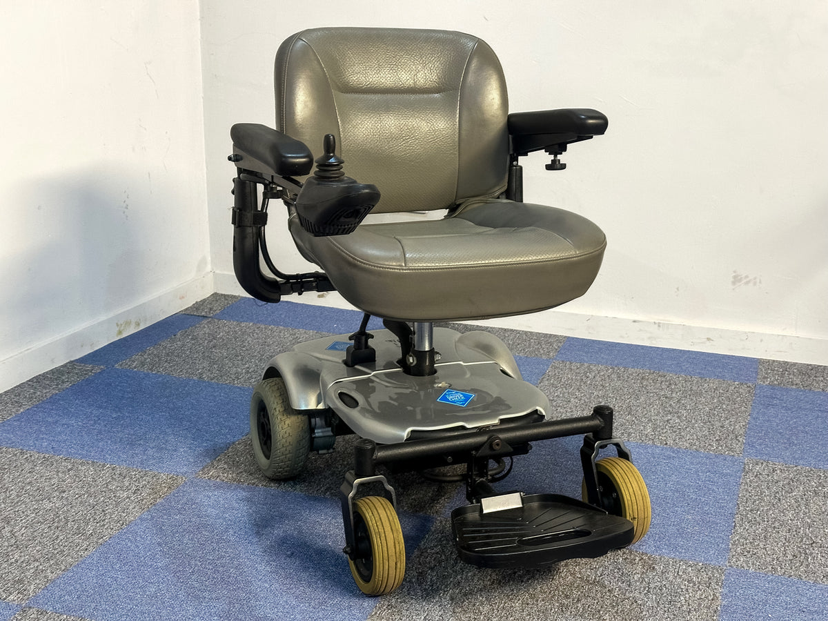 Rascal P321 Indoor Electric Wheelchair Powerchair Small Compact Silver