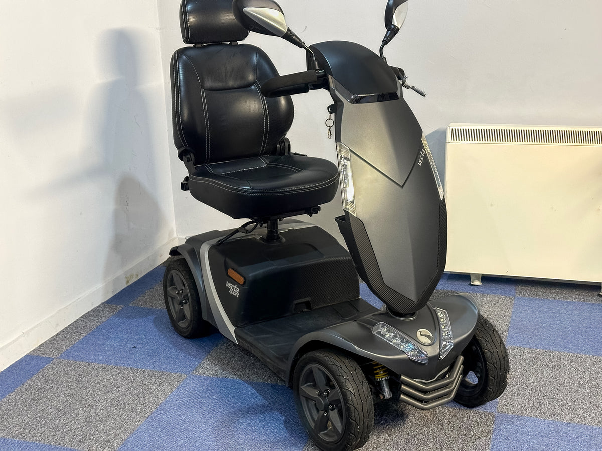 Rascal Vecta Sport Electric Mobility Scooter 8mph Suspension Max Grip All-Terrain Road Legal Grey