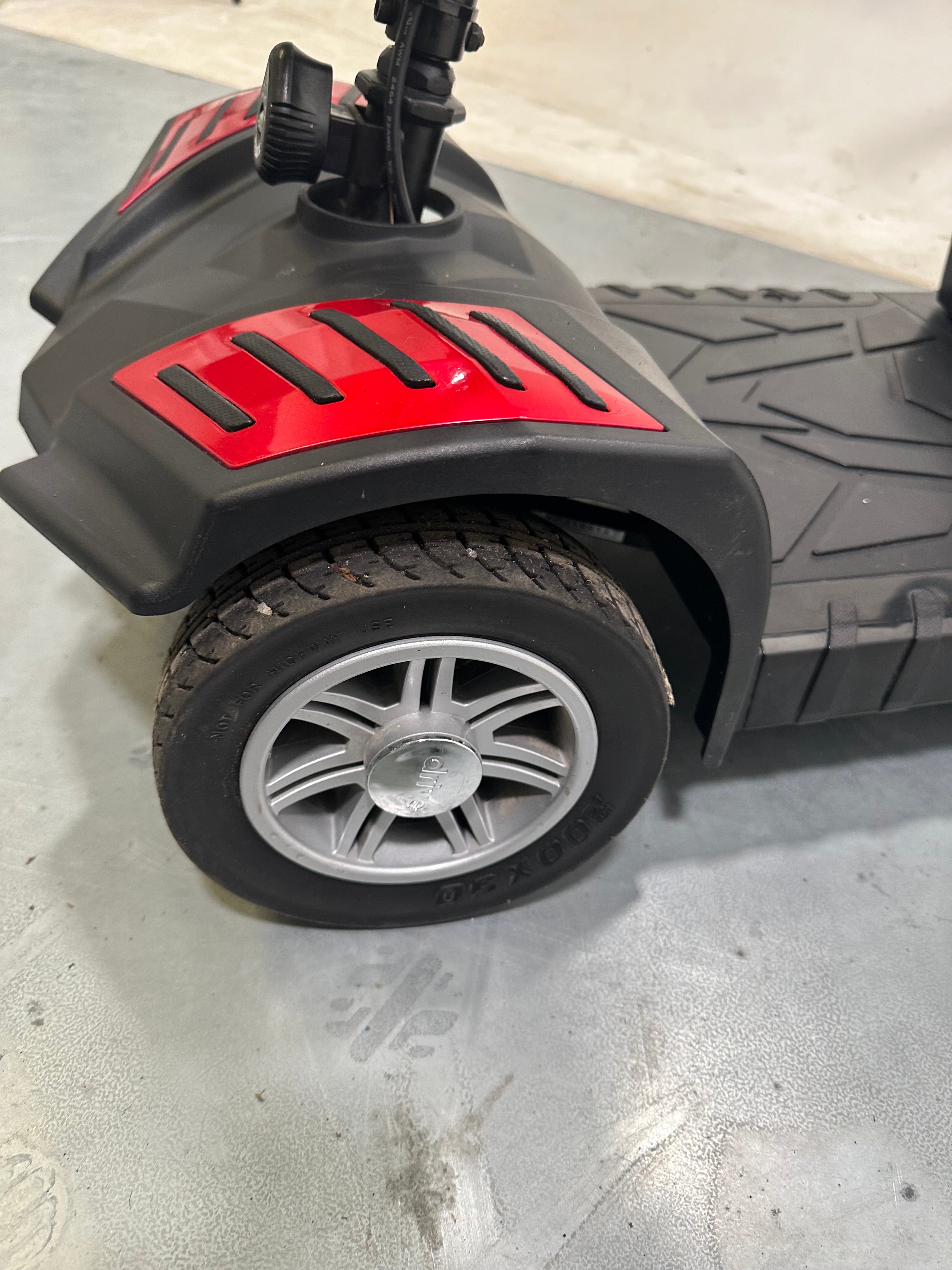 Drive Scout 4mph Transportable Boot Scooter in Red