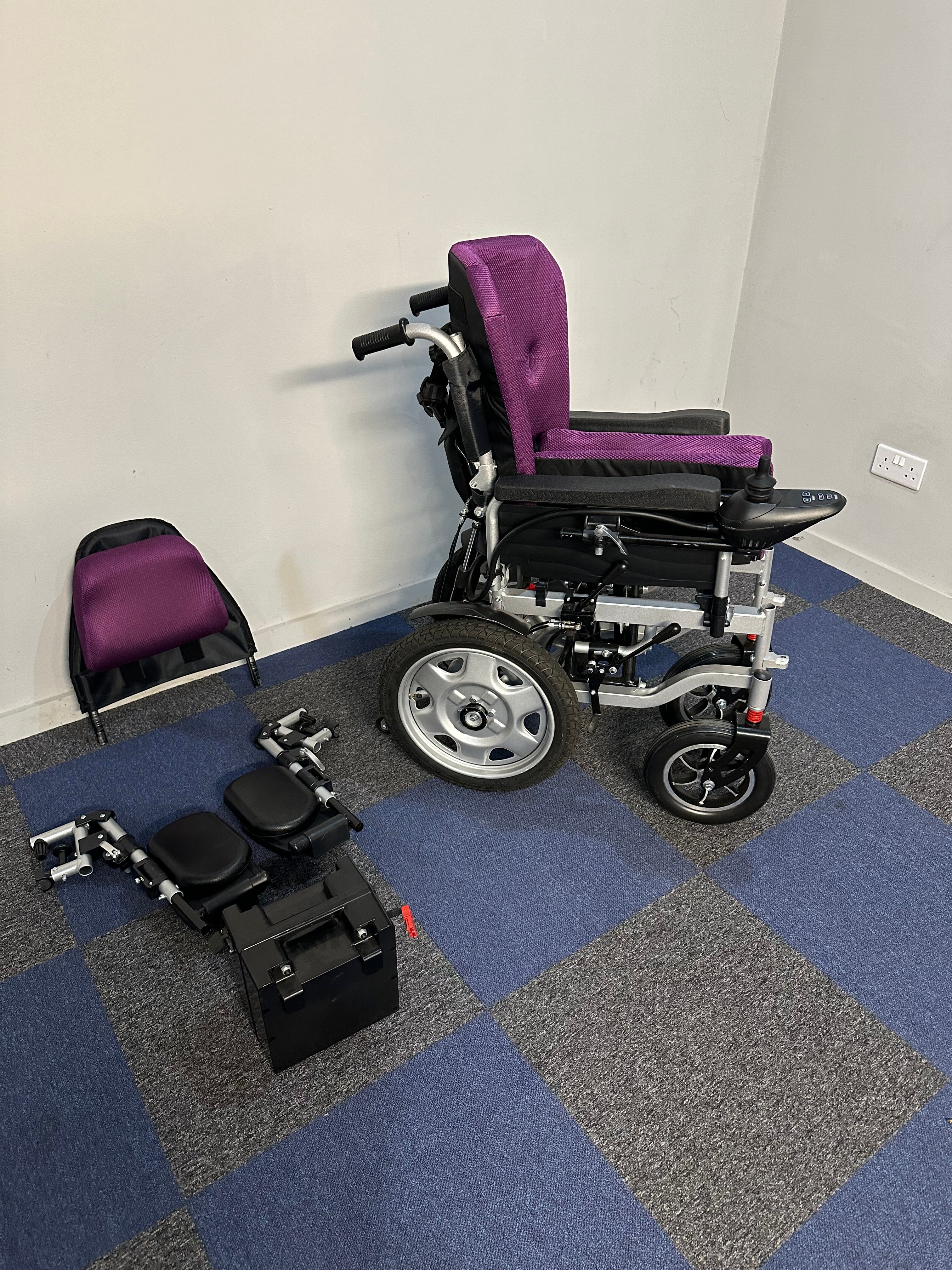 Traveller Electric Wheelchair Powerchair Folding Reclining Transportable