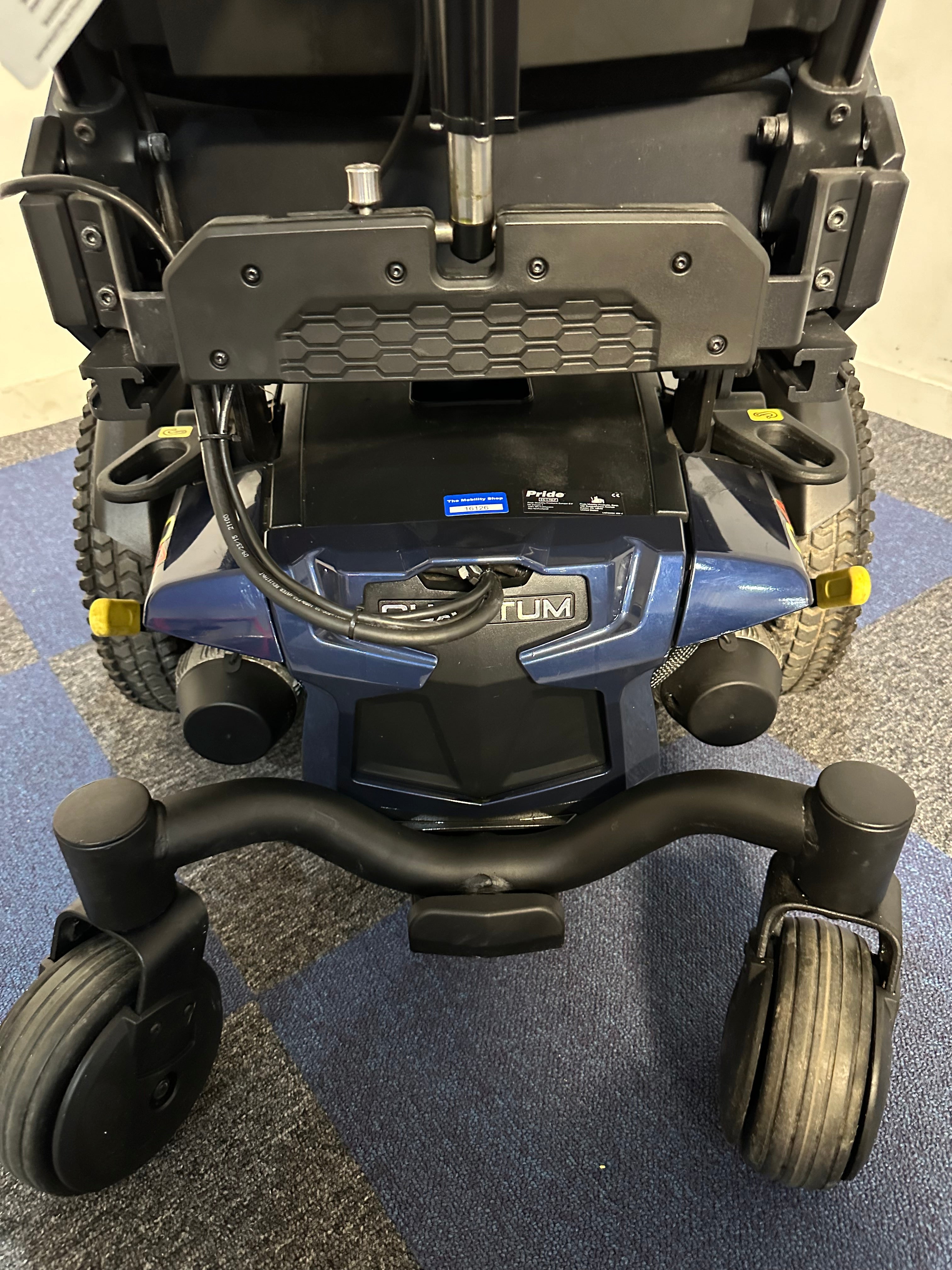 Pride Quantum Q4 Powerchair With Power Recline in Blue 4mph