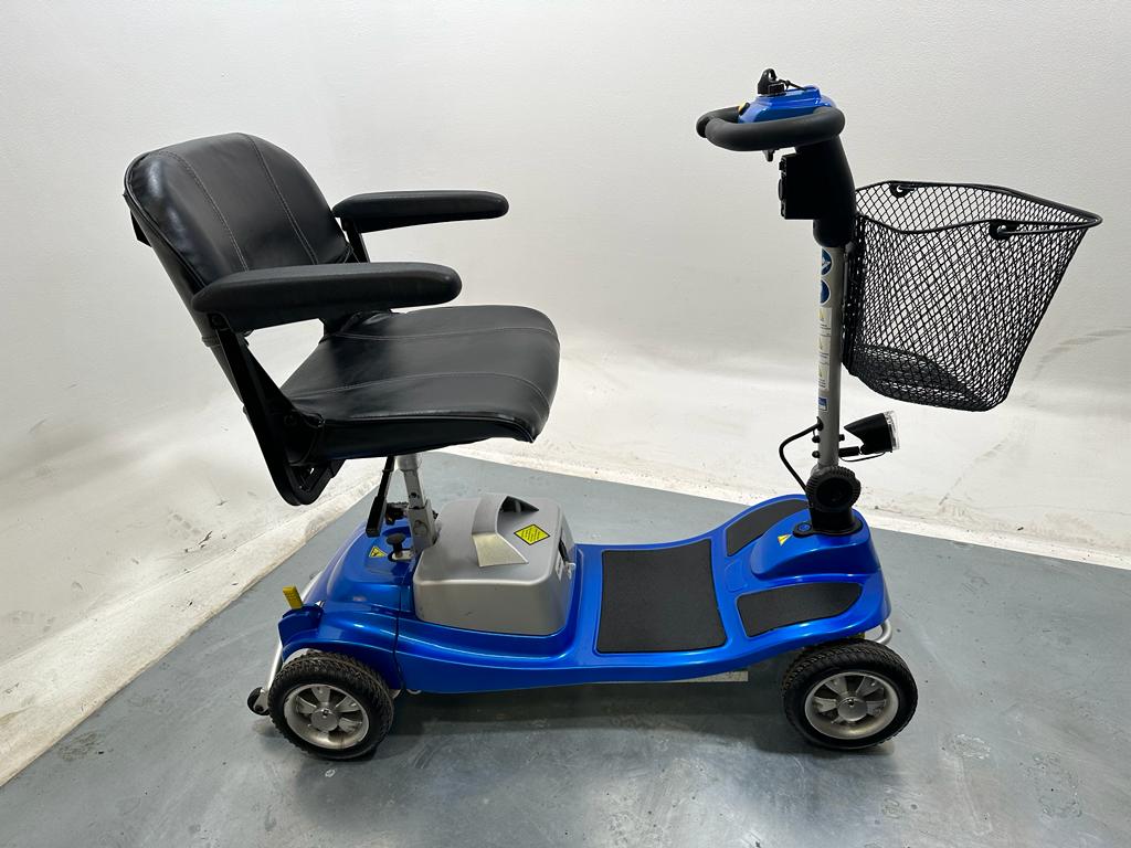 Illusion Ultra Lightweight Aluminium Mobility Boot Scooter in Blue 4mph with Suspension