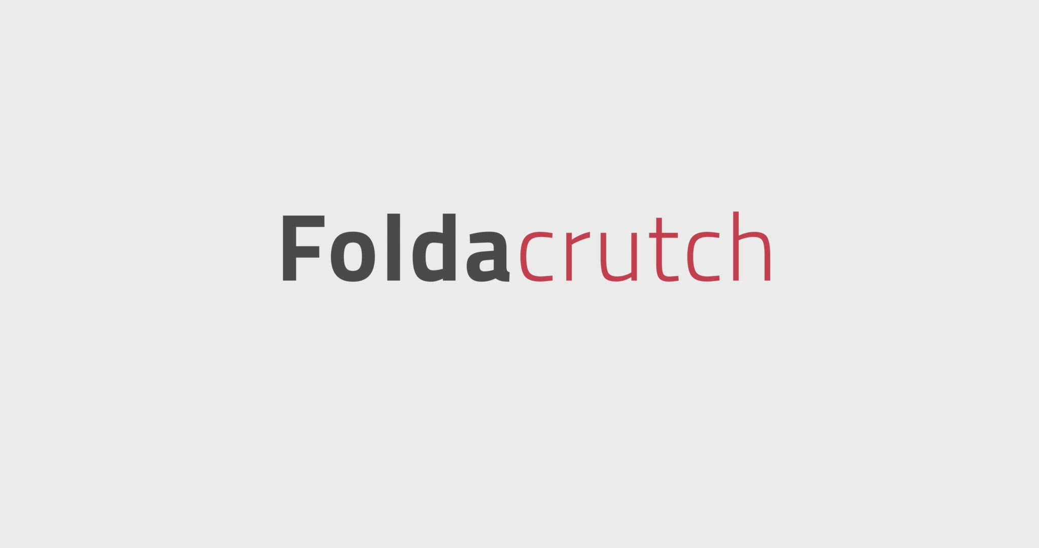 Foldacrutch - The Ultimate Folding Crutches