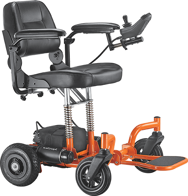 New SupaChair Safari Lightweight Transportable Powerchair with Suspension