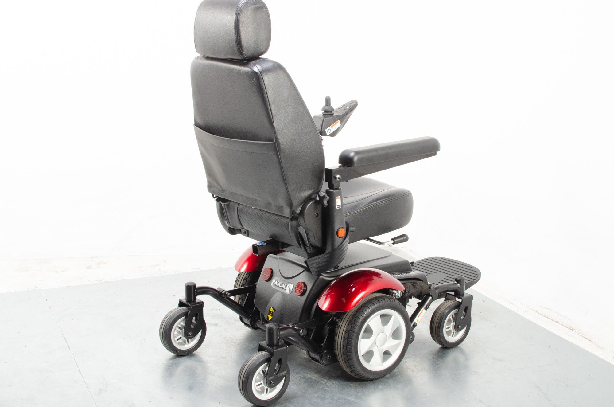 Rascal P327 Mini Electric Mobility Wheelchair Powerchair Indoor Outdoor Red
