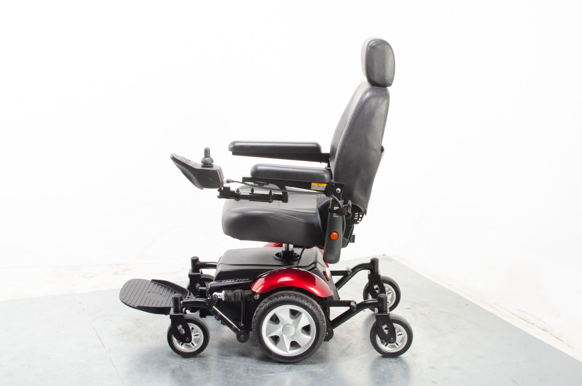 Rascal P327 Mini Electric Mobility Wheelchair Powerchair Indoor Outdoor Red