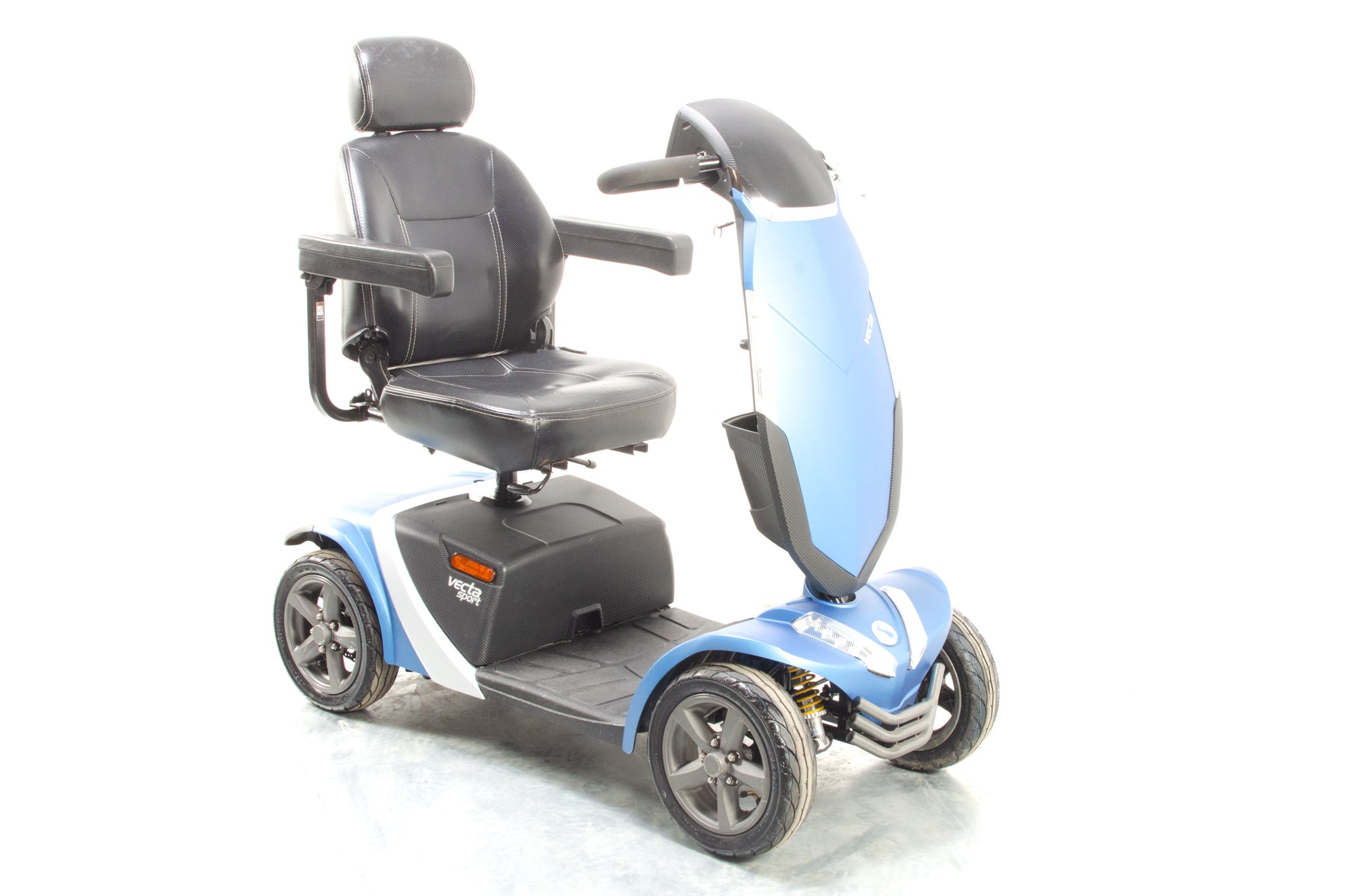 Rascal Vecta Sport Compact Used Electric Mobility Scooter 8mph Max Grip Suspension All-Terrain