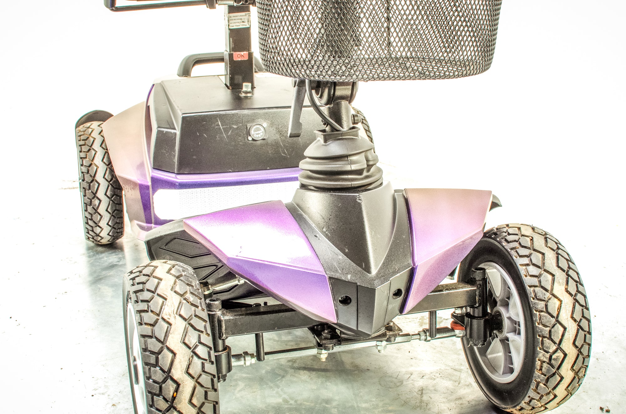 Drive Zen Transportable Mobility Boot Scooter Large Wheels Purple